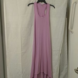 SOFT pink, flowy, casually elegant dress